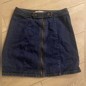 Blue Spice Dark Wash Jean Skirt